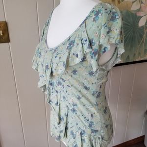 LC Lauren Conrad Floral Top